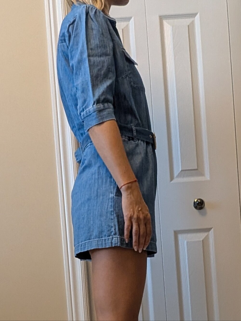 Michael Kors Denim Blue Women’s Casual Short Romper - Picture 4 of 4